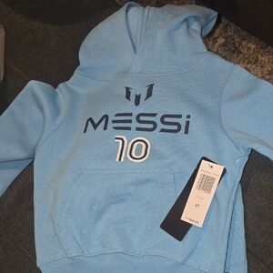 Messi Kids Light Blue Hoodie